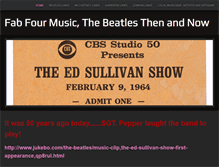 Tablet Screenshot of fabfourmusic.com